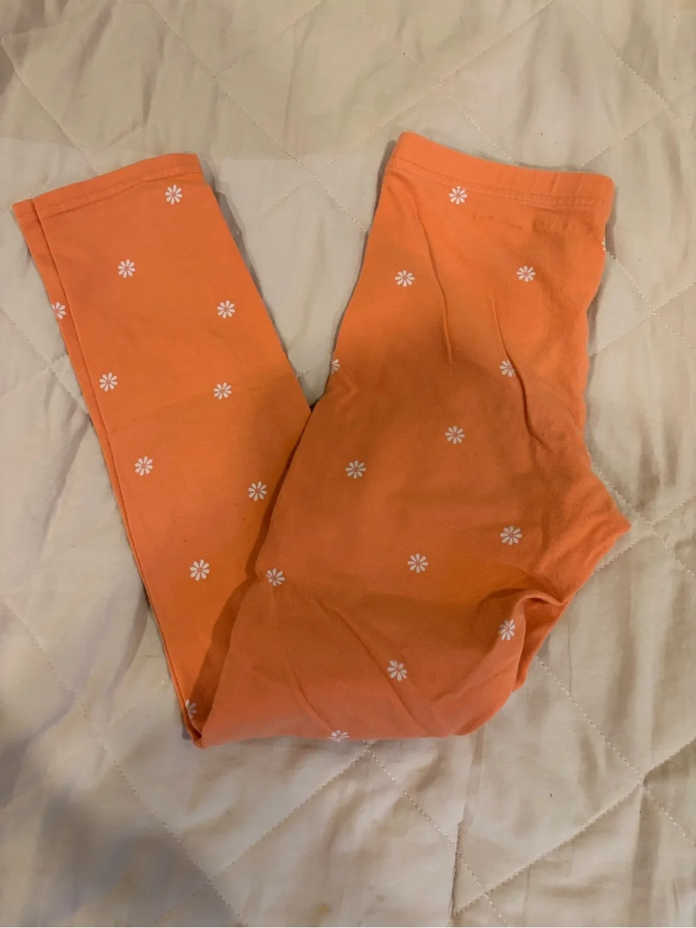 Lot of Old Navy bottoms - Orange Daisy Print & Blue Gingham Print